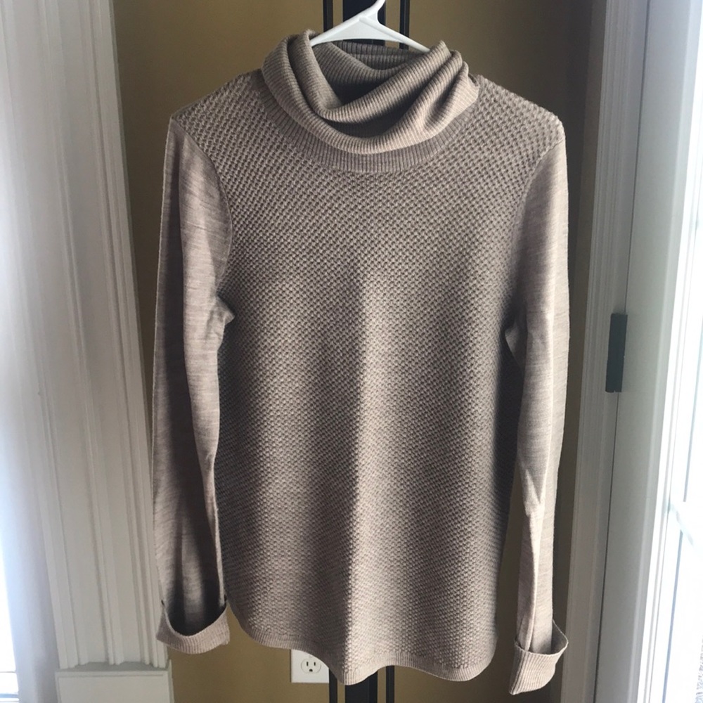 Adrienne Vittadini waffle front turtleneck